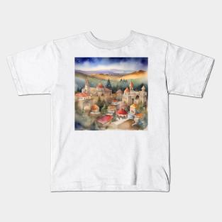 Armenian Christmas - January 6 - Watercolor Kids T-Shirt